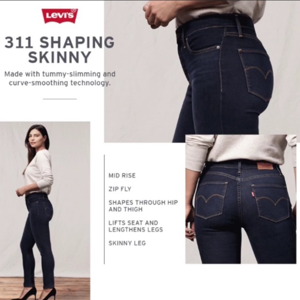 NWT Levi’s blue jeans 311 Shaping Skinny NEW 30/10